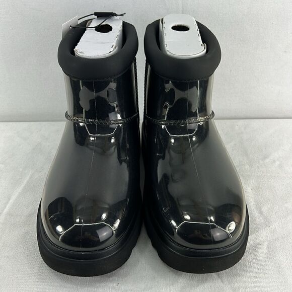 Koolburra by UGG Koola Clear Mini Boots- Clear/Black- Size 5- NIB - Picture 2 of 7